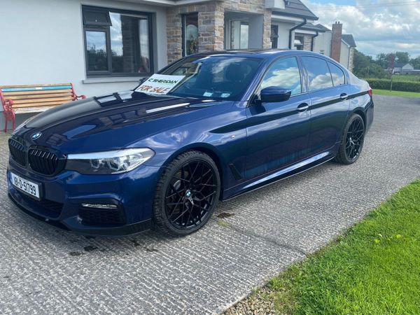 BMW 5-Series Saloon, Diesel, 2018, Blue