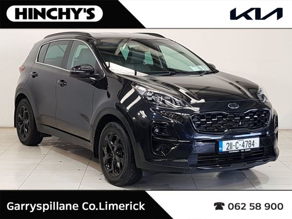 Kia Sportage SUV, Diesel Hybrid, 2021, Black