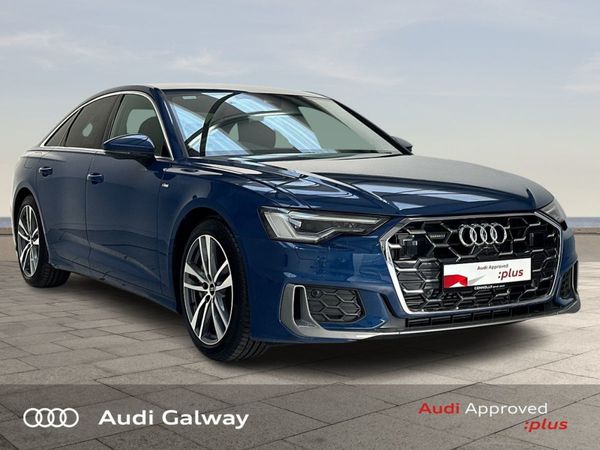 Audi A6 Saloon, Petrol Hybrid, 2025, Blue