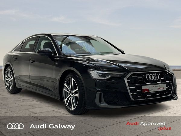 Audi A6 Saloon, Petrol Hybrid, 2025, Black