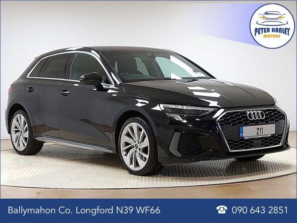 Audi A3 Hatchback, Petrol Hybrid, 2021, Black