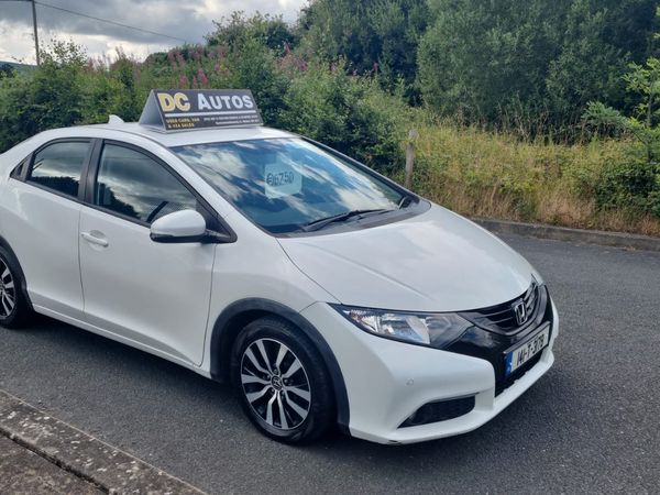 Honda Civic Hatchback, Diesel, 2014, White