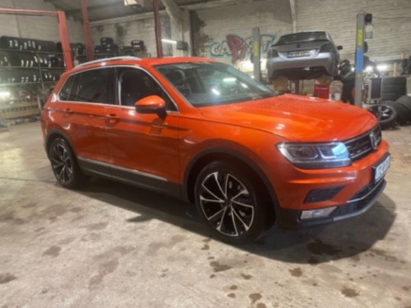 Volkswagen Tiguan SUV, Diesel, 2017, Orange