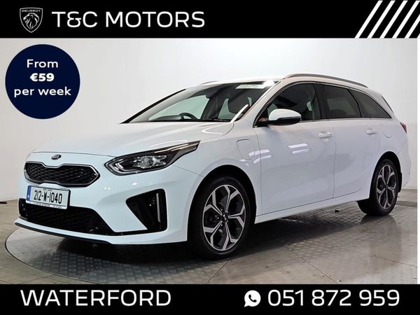 Kia Ceed Estate, Petrol Plug-in Hybrid, 2021, White