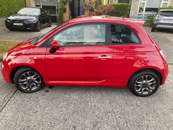 Fiat 500 Hatchback, Petrol, 2014, Red