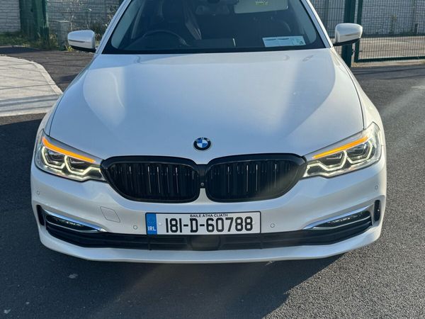 BMW 5-Series Saloon, Diesel, 2018, White