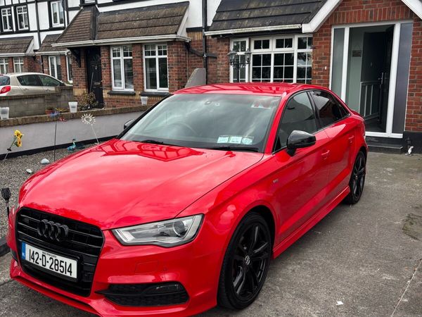 Audi A3 Saloon, Petrol, 2014, Red