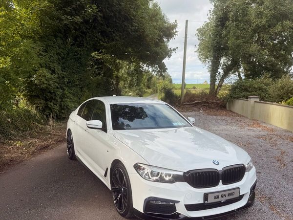 BMW 5-Series Saloon, Diesel, 2018, White