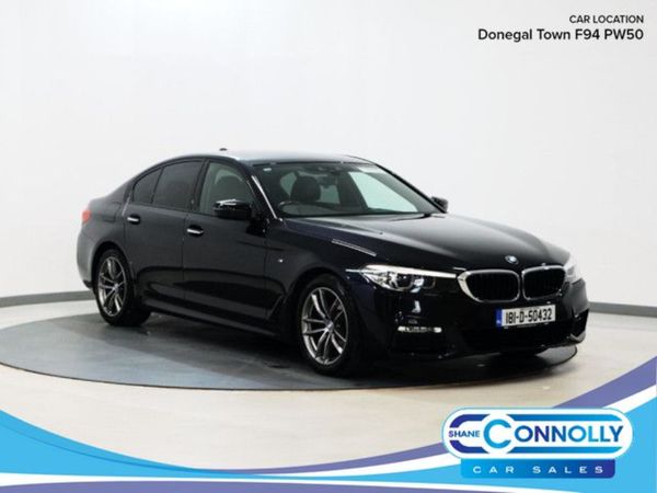 BMW 5-Series Saloon, Diesel, 2018, Black