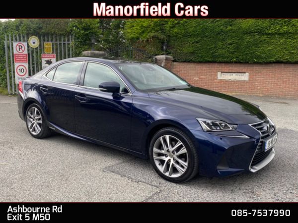 Lexus IS Saloon, Petrol Hybrid, 2019, Blue