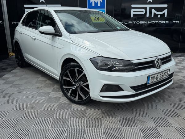 Volkswagen Polo Hatchback, Petrol, 2018, White