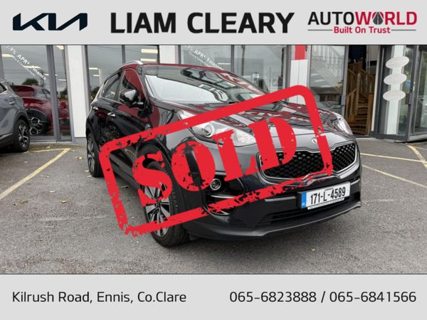Kia Sportage Estate, Diesel, 2017, Black