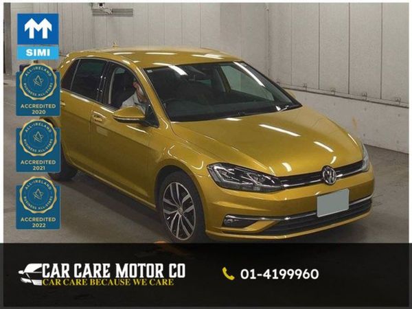 Volkswagen Golf Hatchback, Petrol, 2018, Gold