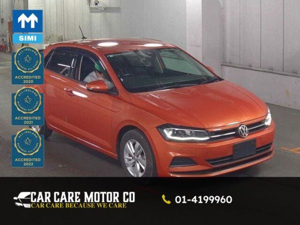 Volkswagen Polo Hatchback, Petrol, 2019, Orange