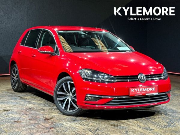 Volkswagen Golf Hatchback, Petrol, 2019, Red