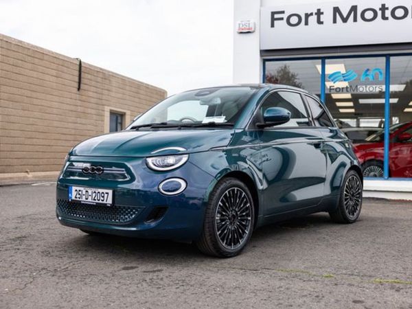 Fiat 500 Hatchback, Electric, 2025, Green
