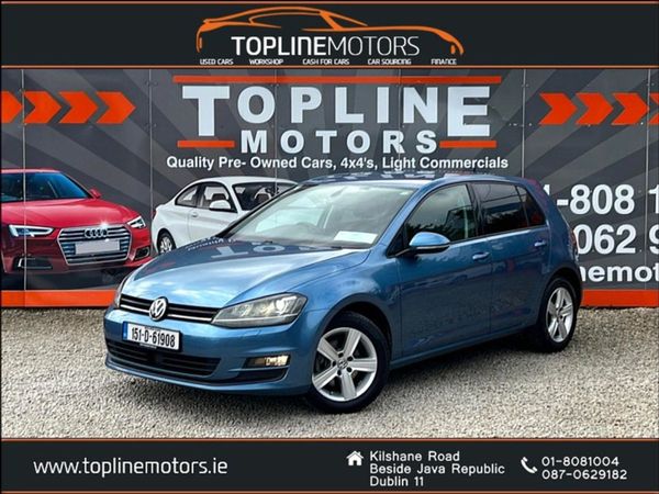Volkswagen Golf Hatchback, Petrol, 2015, Blue