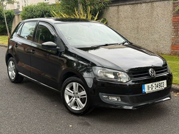 Volkswagen Polo Hatchback, Petrol, 2011, Black