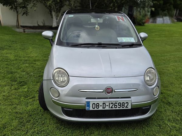 Fiat 500 Hatchback, Diesel, 2008, Silver