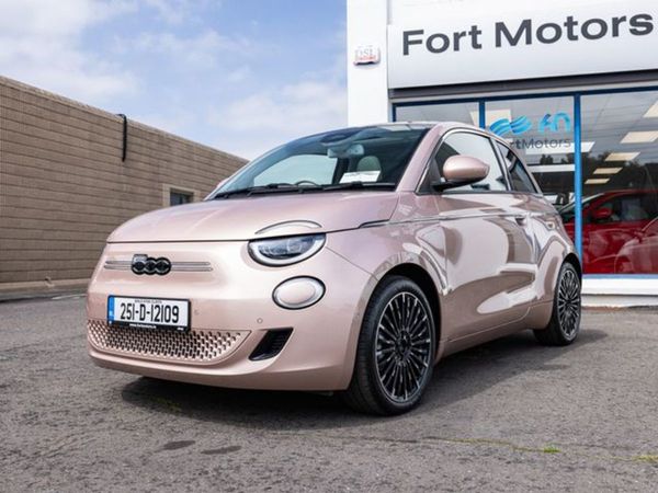 Fiat 500 Hatchback, Electric, 2025, Red