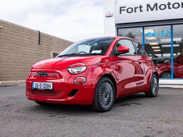 Fiat 500 Hatchback, Electric, 2025, Red
