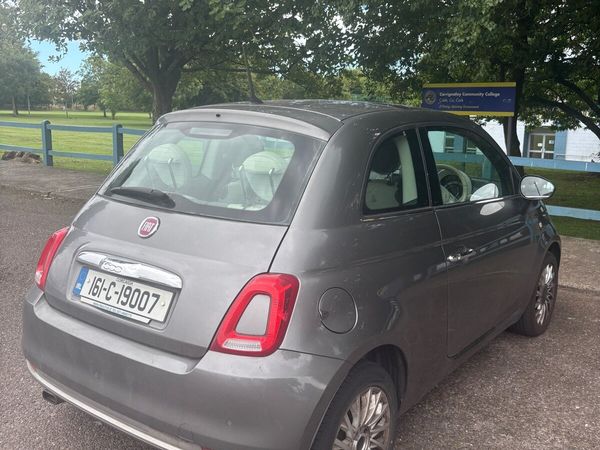 Fiat 500 Hatchback, Petrol, 2016, Grey