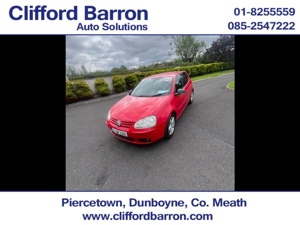 Volkswagen Golf Hatchback, Petrol, 2007, Red