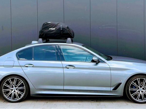 BMW 5-Series Saloon, Petrol Plug-in Hybrid, 2018, Blue