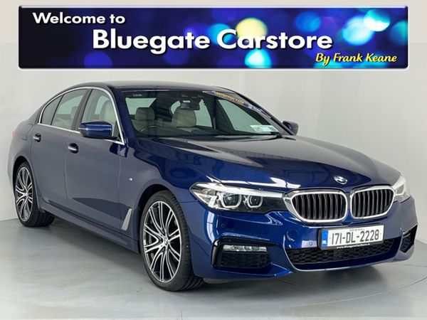 BMW 5-Series Saloon, Diesel, 2017, Blue