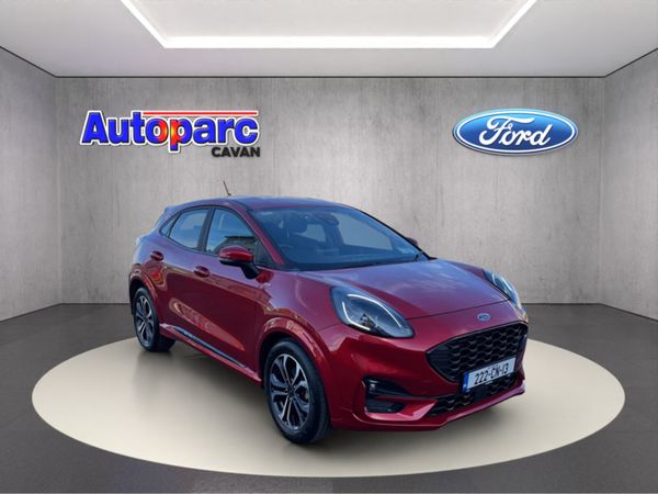 Ford Puma MPV, Petrol Hybrid, 2022, Red