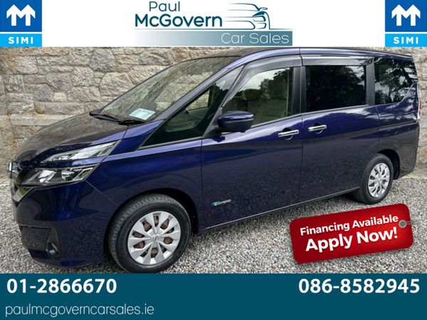 Nissan Serena MPV, Petrol Hybrid, 2017, Blue