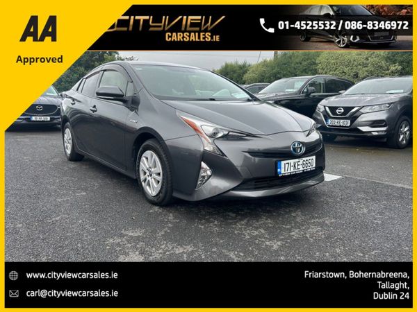 Toyota Prius Hatchback, Hybrid, 2017, Grey