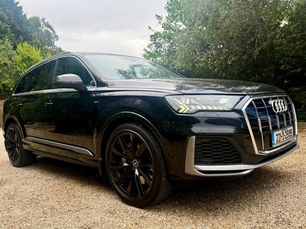 Audi Q7 SUV, Petrol Plug-in Hybrid, 2022, Black