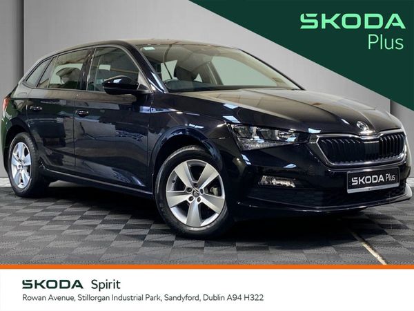 Skoda Scala Hatchback, Petrol, 2022, Black