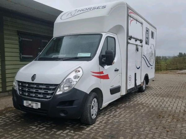 Renault Master Horse Box/Animal Transporter, Diesel, 2013, White