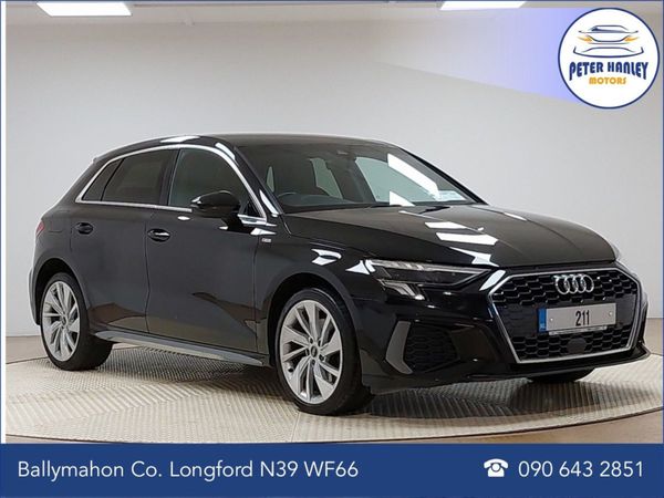 Audi A3 Hatchback, Petrol Hybrid, 2021, Black