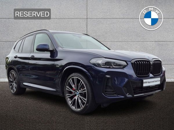 BMW X3 SUV, Petrol Plug-in Hybrid, 2022, Blue