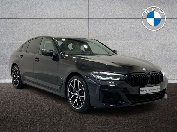 BMW 5-Series Saloon, Petrol Plug-in Hybrid, 2021, Grey