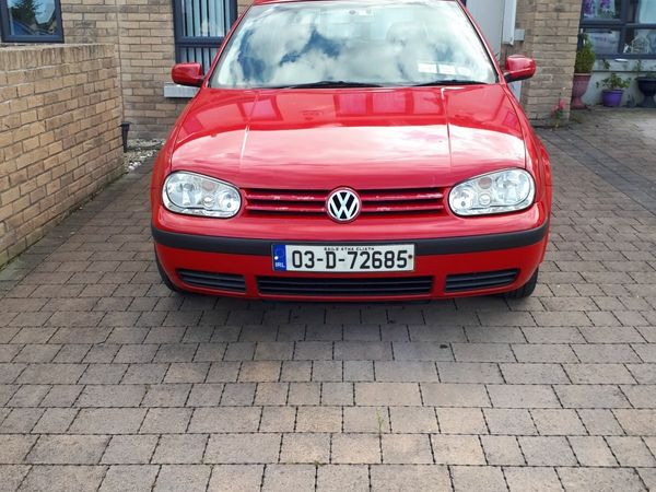 Volkswagen Golf Hatchback, Diesel, 2003, Red