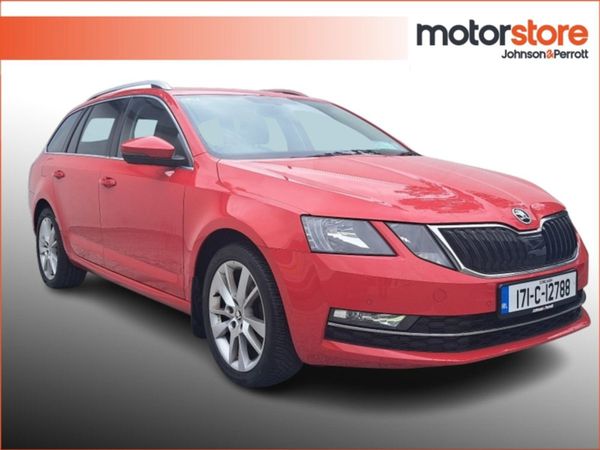 Skoda Octavia Estate, Petrol, 2017, Red