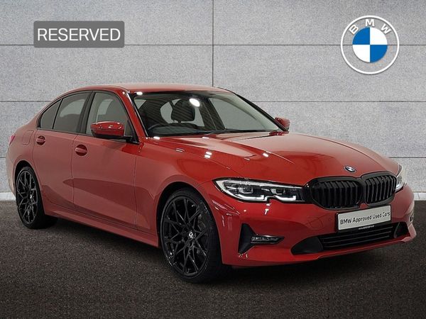 BMW 3-Series Saloon, Diesel, 2020, Red