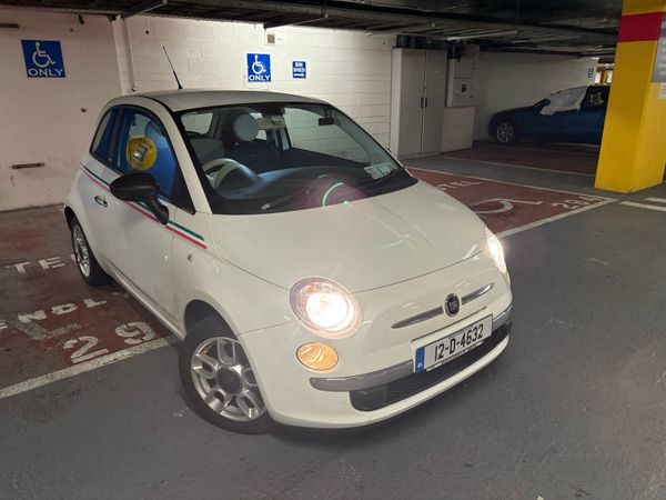 Fiat 500 Hatchback, Petrol, 2012, White