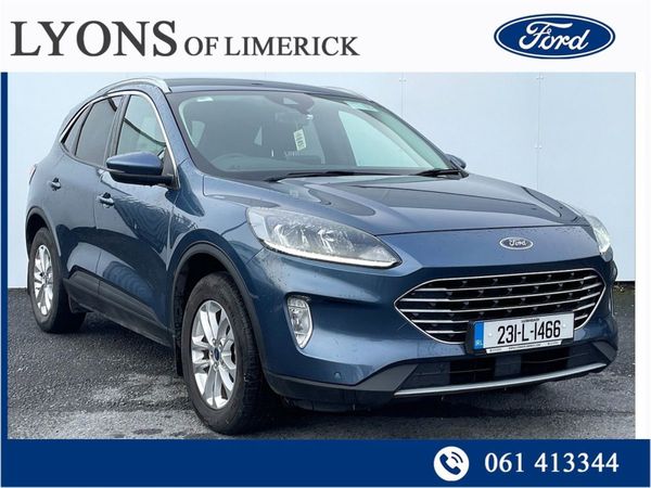 Ford Kuga SUV, Petrol Plug-in Hybrid, 2023, Blue