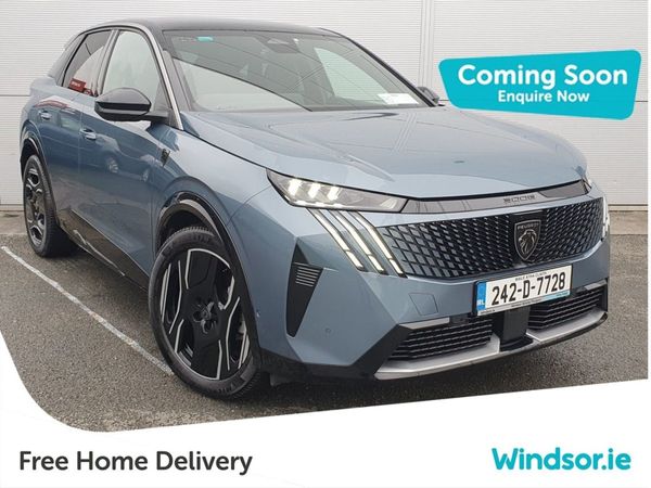 Peugeot 3008 SUV, Electric, 2024, Blue