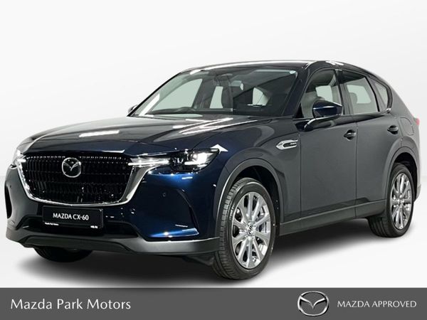 Mazda CX-60 SUV, Petrol Plug-in Hybrid, 2025, Blue