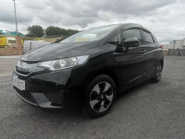 Honda Fit Hatchback, Petrol Hybrid, 2015, Black