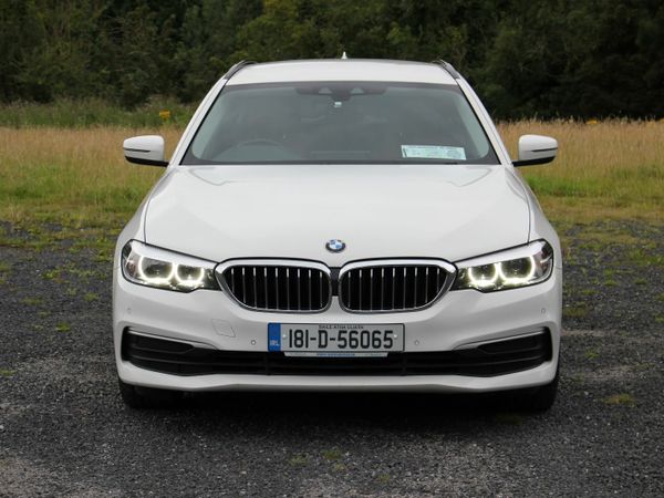 BMW 5-Series Estate, Diesel, 2018, White