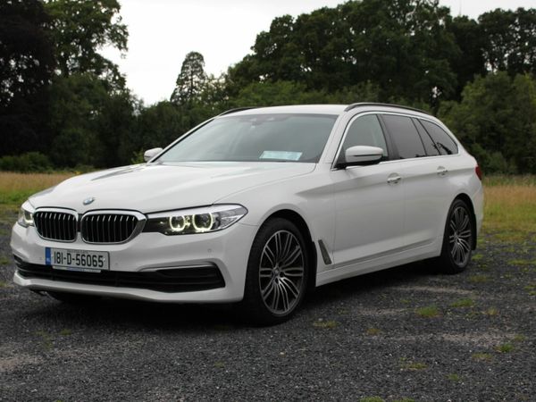 BMW 5-Series Estate, Diesel, 2018, White