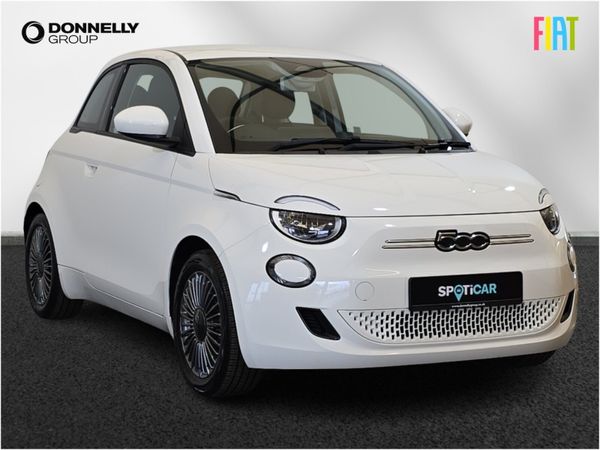 Fiat 500 Hatchback, Electric, 2023, White