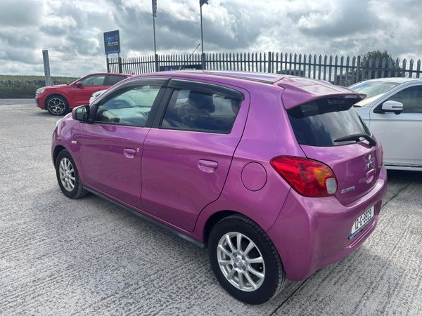 Mitsubishi Mirage Hatchback, Petrol, 2012, Pink